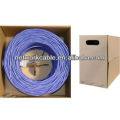 Indoor UTP cat6 24awg network cable,305m/roll